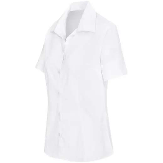 Ladies Short Sleeve Sheffield White Side